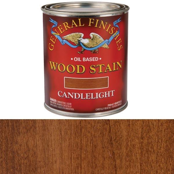 Wood Stain - Oil Based - Color:Candlelight - Size:1 Quart